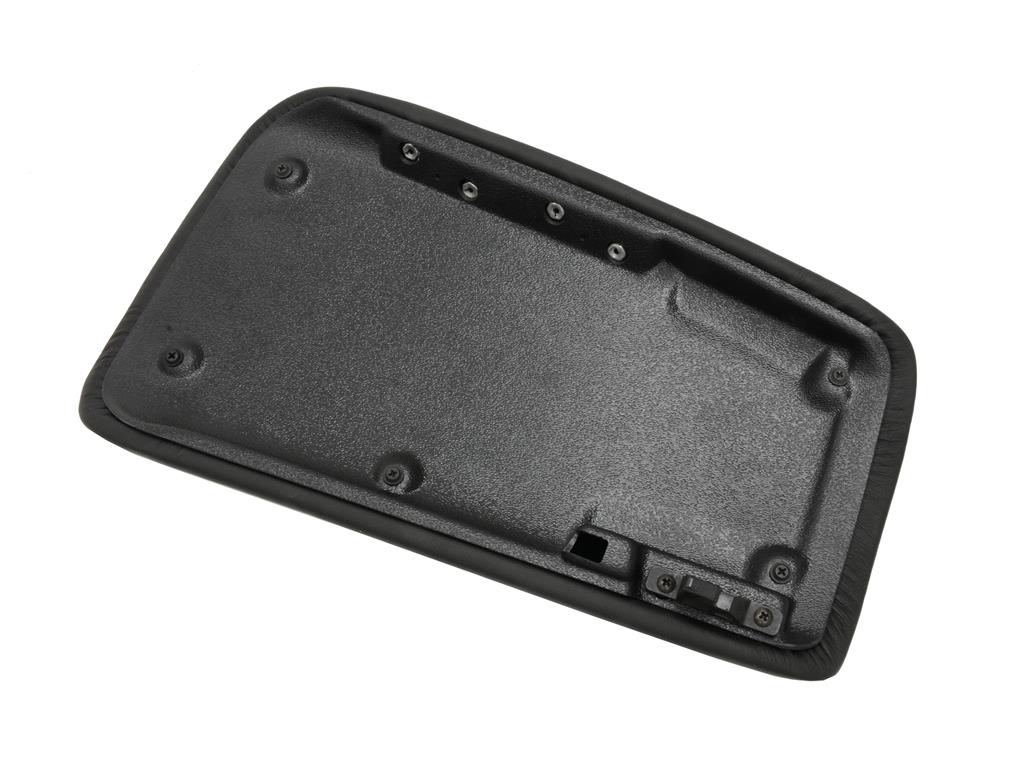 235145 97-04 Center Compartiment Deur w/ Z06 Geborduurd Logo - Zwart leer (ND) - CA
