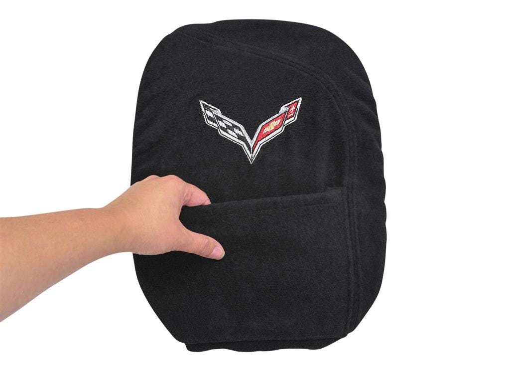 237050 14-19 Black Konsole Armour Console Cover with Logo
