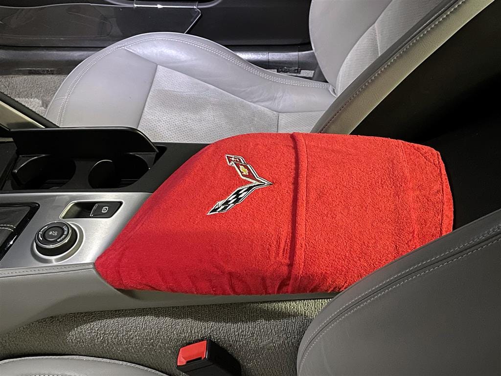 237064 14-19 Red Konsole Armour Console Cover with Logo
