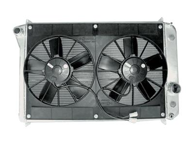 244119 90-96 Aluminium radiator Direct Fit handleiding met Ventilator Dubbele Row