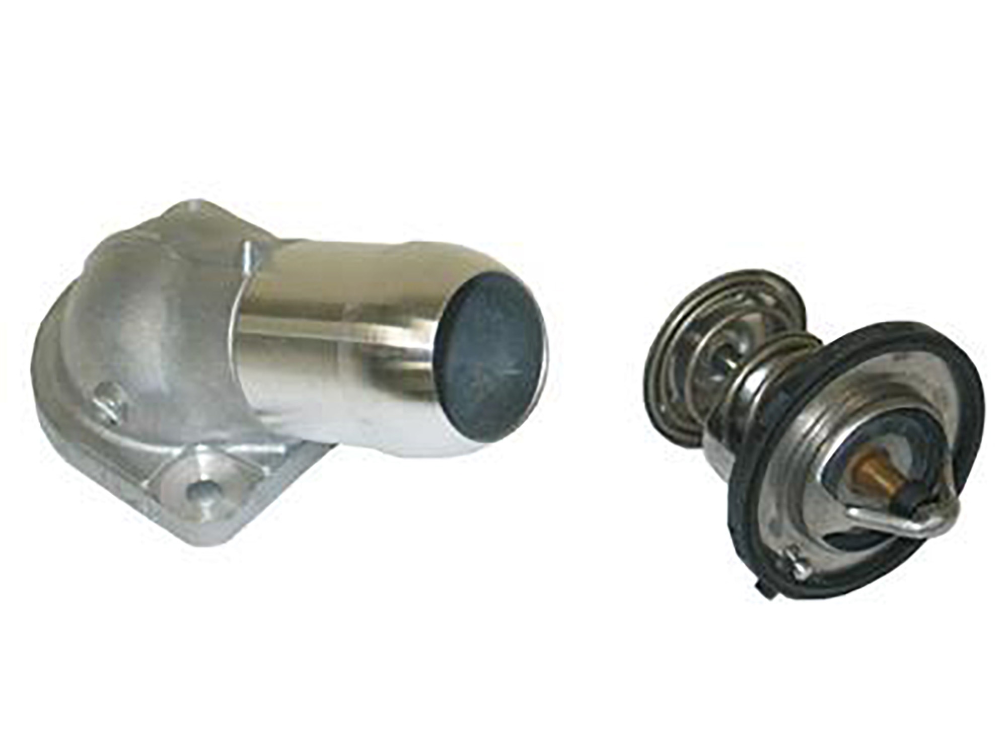 245039 04-08 Thermostaat huisvesting / wateruitlaat Neck met thermostaat - voorraad