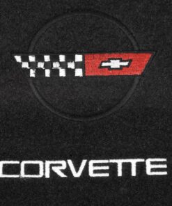 254242 1994-1996 dashboard Mat - zwart gevormd met geborduurd C4 logo