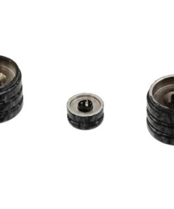 256081 05-13 Carbon Fiber Dash knoppen met Navigation systeem - set Of 3