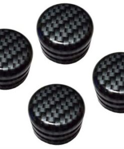 256113 05-07 Carbon Fiber Dash Knob zonder Navigational systeem - set Of 4