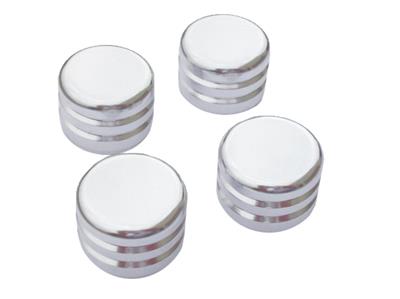 256138 05-07 Billet aluminium Dash Knob - zonder Navigational systeem - set Of 4