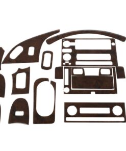 256165 11-13 Dash set - Wood / Carbon Fiber / geborsteld aluminium - met stoel Memory
