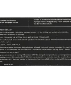 265063 01-04 Decal - Ventilatorblad / Motorkoeling / Airconditioning