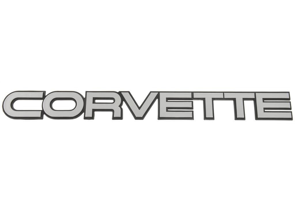 294306 84-90 Achterbumper embleem - Chrome Finish