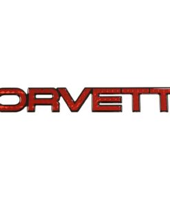294307 1984-1990 Hologram rood achter Corvette bumper Polyurethaan embleem