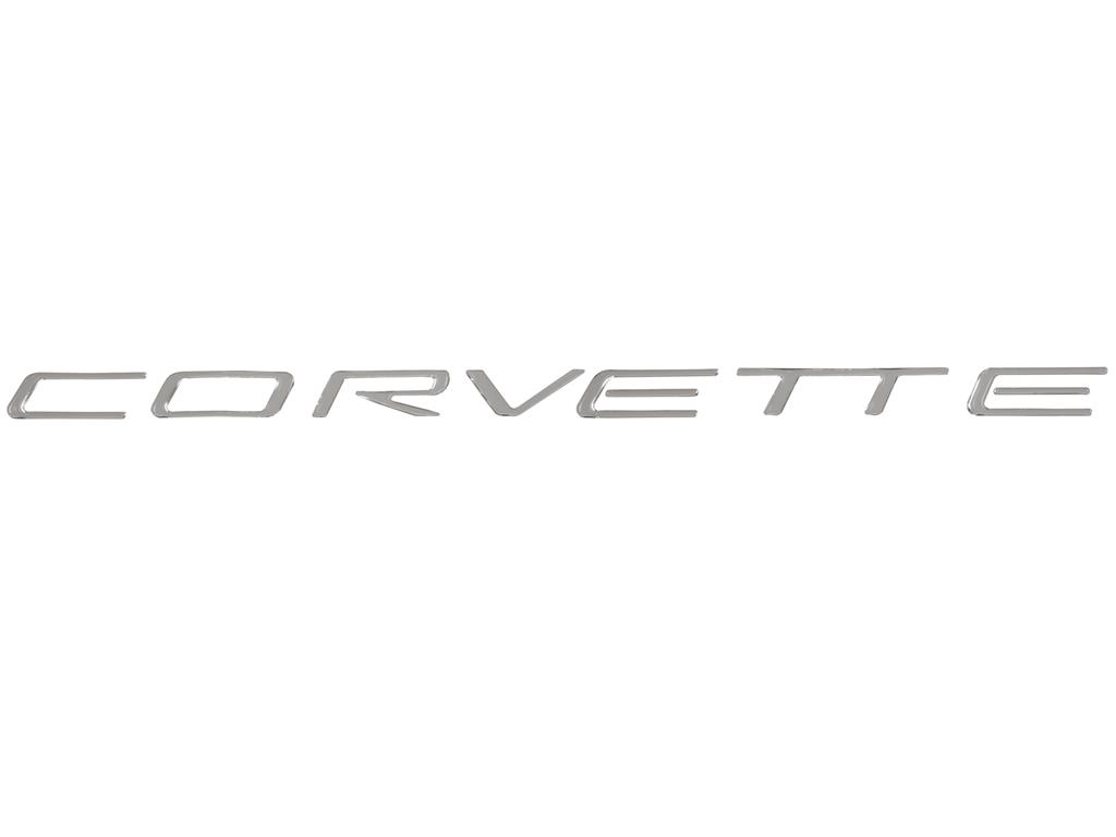 295027 97-04 Achter Corvette Polyurethaan Lettering (zwart, rood, chroom, geel)