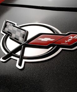 295028 97-04 Zetelscheiding / Waterval Emblem Gepolijst roestvrij staal Trimring