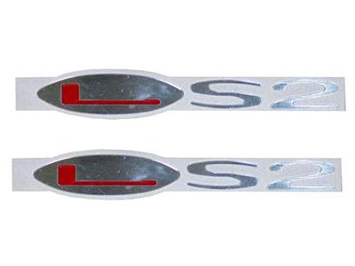 296006 05-08 LS2 Billet Emblem (set Of 2)