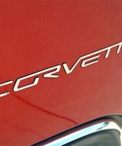296022 05-13 achter bumper Corvette Letters / Emblem - gepolijst roestvrij staal
