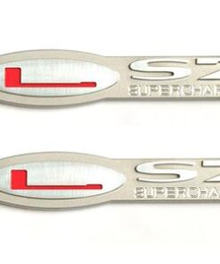 296034 05-13 LS7 Supercharged Billet Emblem (set Of 2)