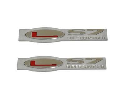 296046 05-13 LS7 Billet Emblem (set Of 2)