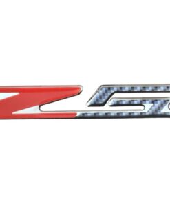 296251 Z51 Badge / Emblem - 6" Domed - Carbon Fiber Look w/Chrome Trim