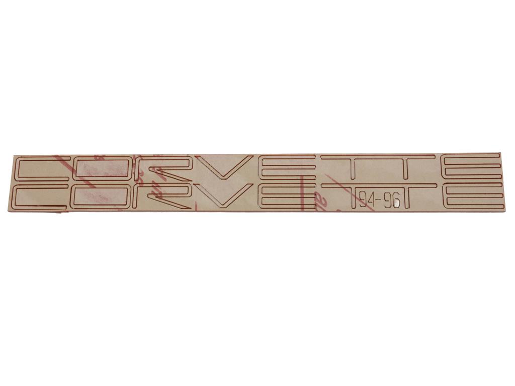 304694 94-96 brandstof Rail afdekking Letters / embleem Set - Acryl
