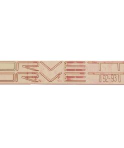 304695 92-93 brandstof Rail afdekking Letters / embleem Set - Acryl