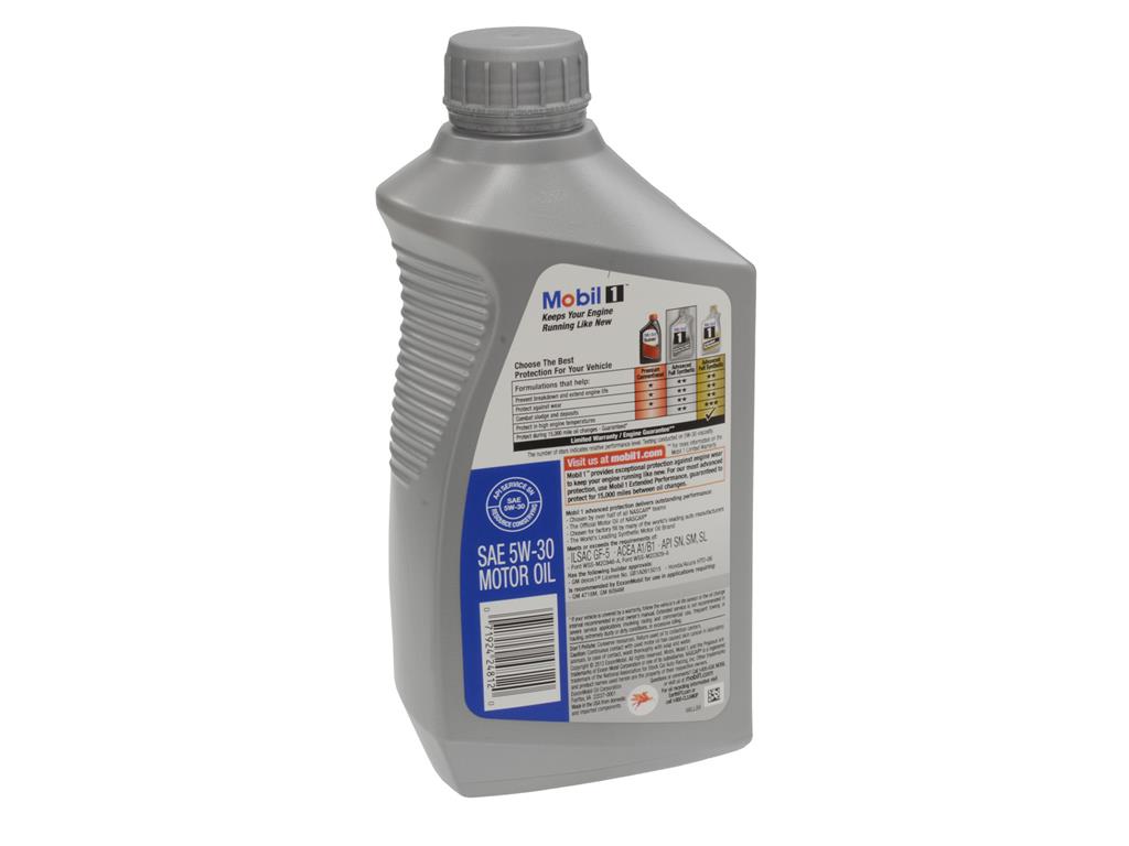 304716 Mobil 1 5w30 Synthetische motorolie - Quart