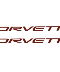 305031 97-04 brandstofrail cover corvette decals - heeft beide covers * specifieke kleur*
