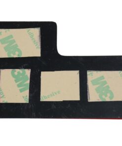 305223 97-04 LS1 Throttle Body ID Plate - Rood met zwart
