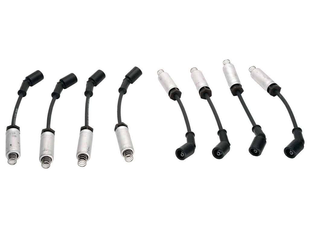 305255 97-19 Spark Plug Wires set - Delphi / Packard - Inclusief Heat Shield Tubes