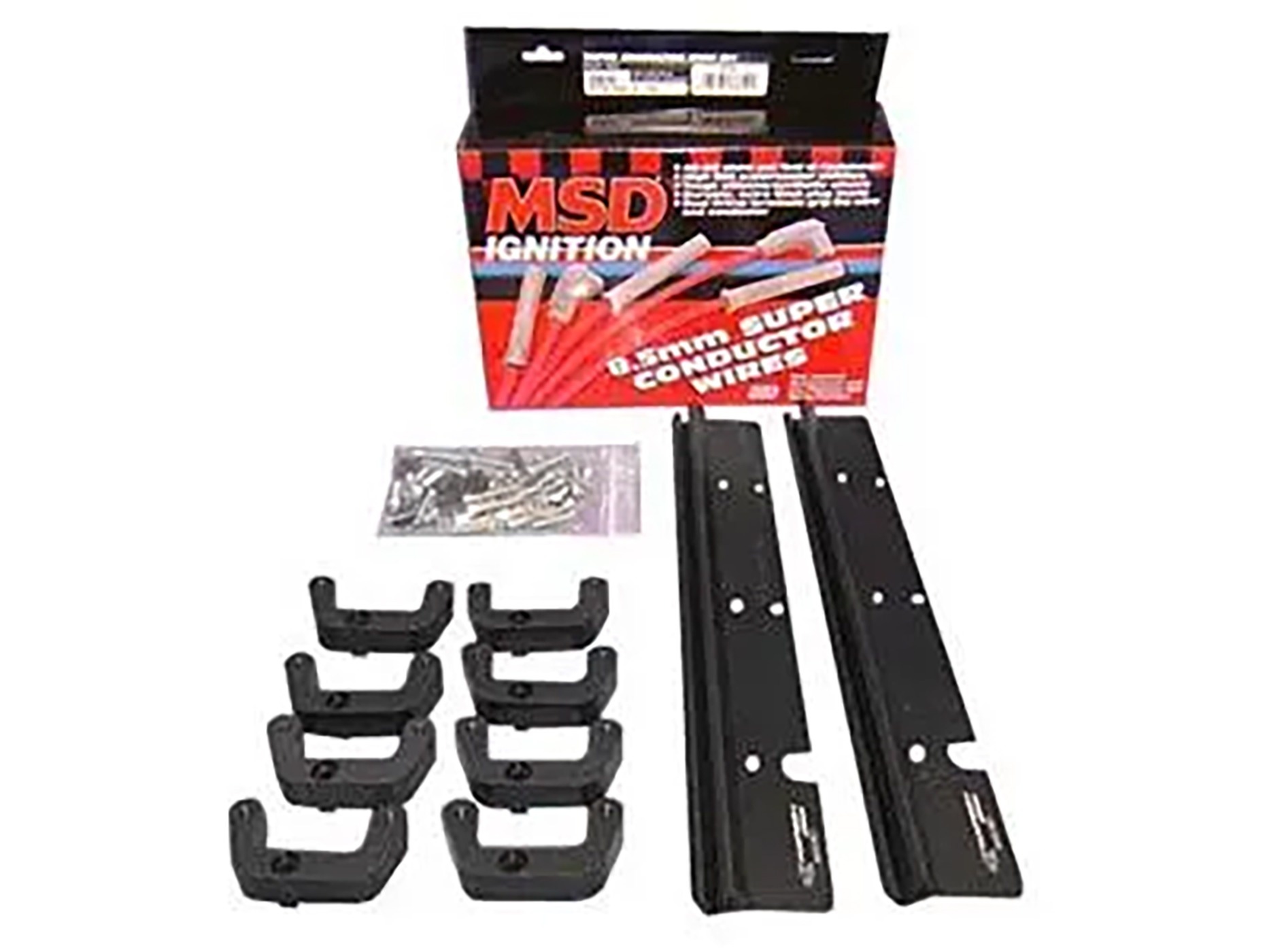 305338 97-04 Coil Relocatie met rode Vonk Plug Wires - Door Katech (ND)