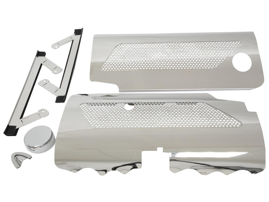 305381 99-04 Geperforeerde RVS-railkappen