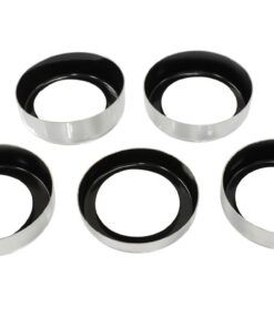 305404 97-13 Slotted Carbon Fiber Motor Cap Cover Set (5st) Accessoire Kleur: Zwart