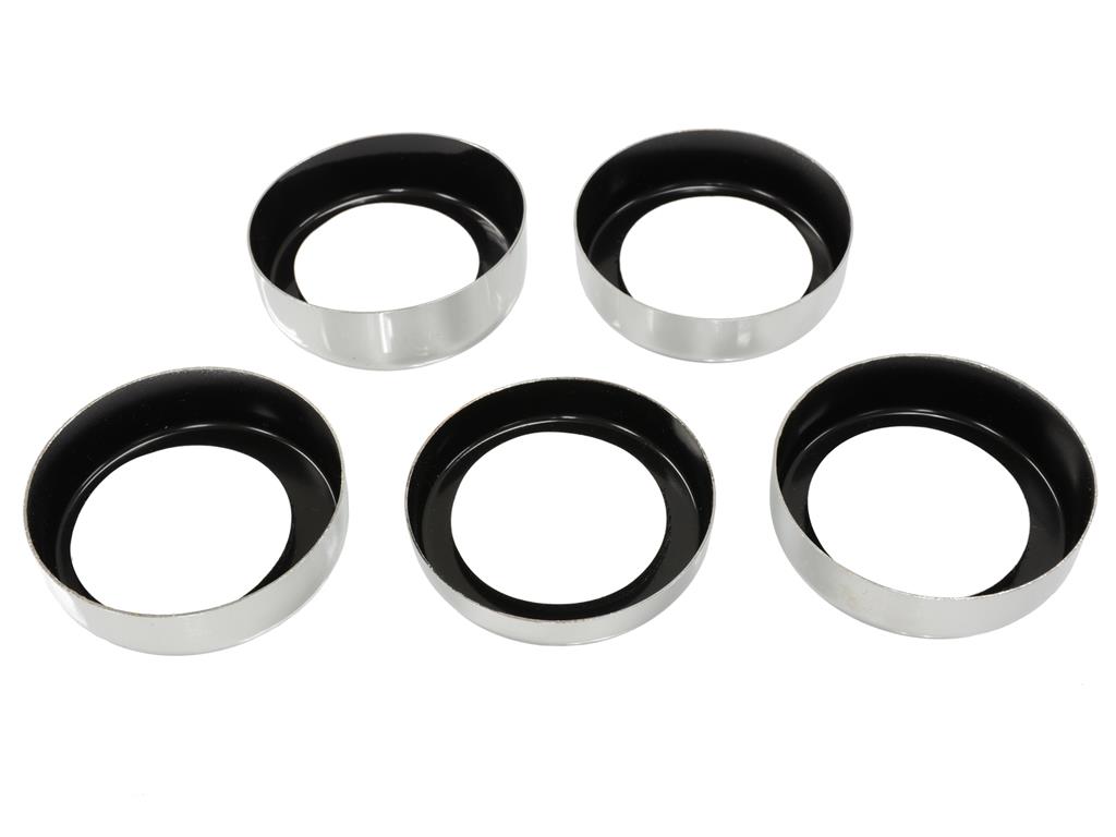 305404 97-13 Slotted Carbon Fiber Motor Cap Cover Set (5st) Accessoire Kleur: Zwart