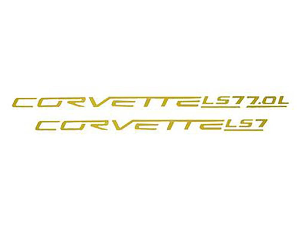 306030 06-13 LS7 Acrylic brandstof rail afdekking Letters / Emblem - Does Both afdekkingen