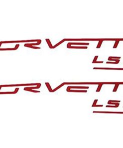 306046 08-13 LS3 Acrylic brandstof rail afdekking Letters / Emblem - Does Both afdekkingen