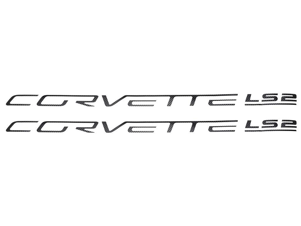 306119 05-13 LS2 brandstof rail afdekking Decals & Corvette Script *kleur opgeven kleur*