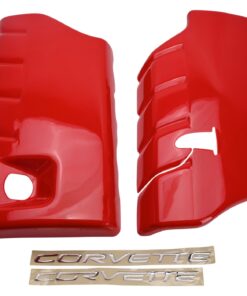 306124 2008-2013 LS3 Painted brandstof rail afdekking-zwart / Chrome of Gold Trim(ND)