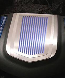 306188 09-13 ZR1 Ribbed gepolijst roestvrij staal motor Shroud afdekking