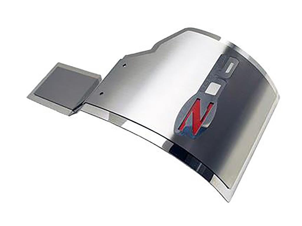 306460 2006-2013 roestvrij staal Alternator afdekking met Z06 logo