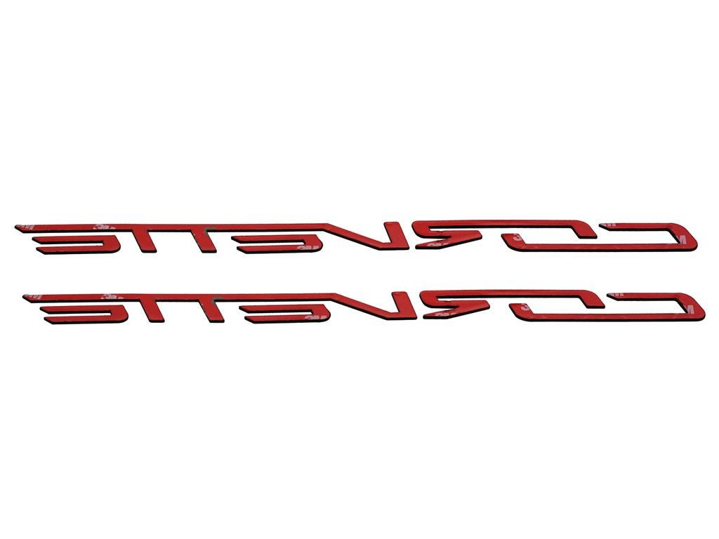 307269 14-19 Corvette Polished SS Fuel Rail Letters (ND)