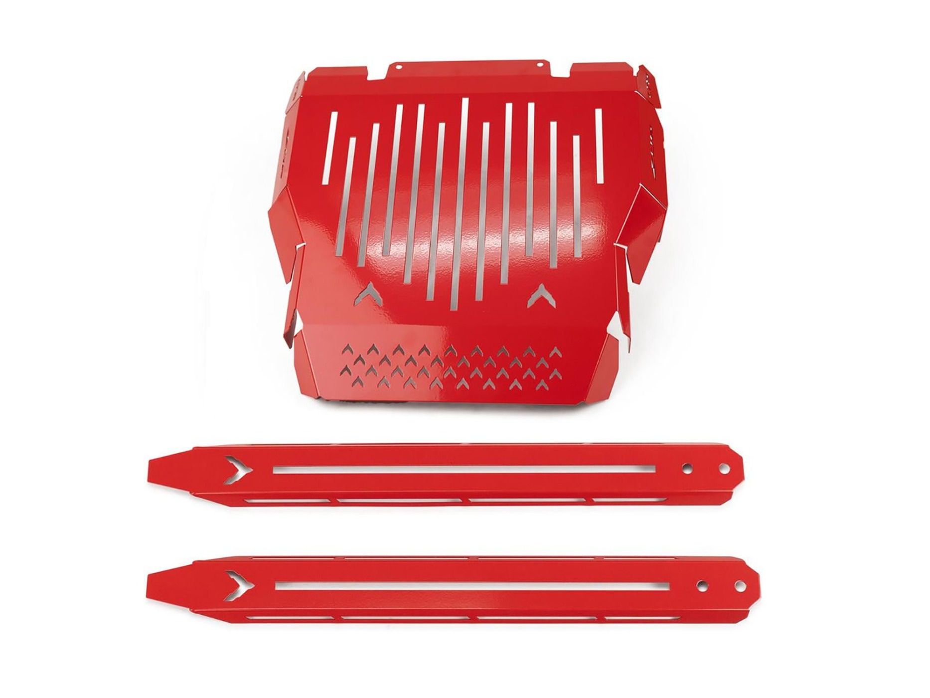 308411 2020-2025 Fabspeed Z06 rood motor afdekking met Strips