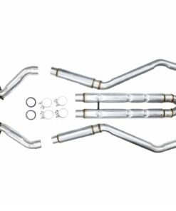 324075 84-85 CatBack Chambered Uitlaat met C6 dubbele uitlaattips (ND)