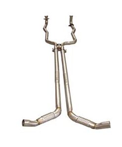 324445 1984-91 Dual uitlaat pijp Set - hoog prestatie Maximum Output