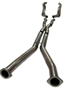 325078 1997-2004 C5 Kooks volledige 3" competitie alleen Roestvrij X-Pipe