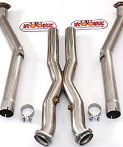 325141 97-04 Kooks Uitlaat 3" X 3" Header Pipes met Crossover en Off Road Pipes (ND)