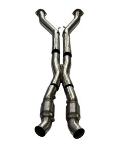 325145 1997-2004 C5 Kooks Volledige 3" GROEN Catted Roestvrij X-Pipe