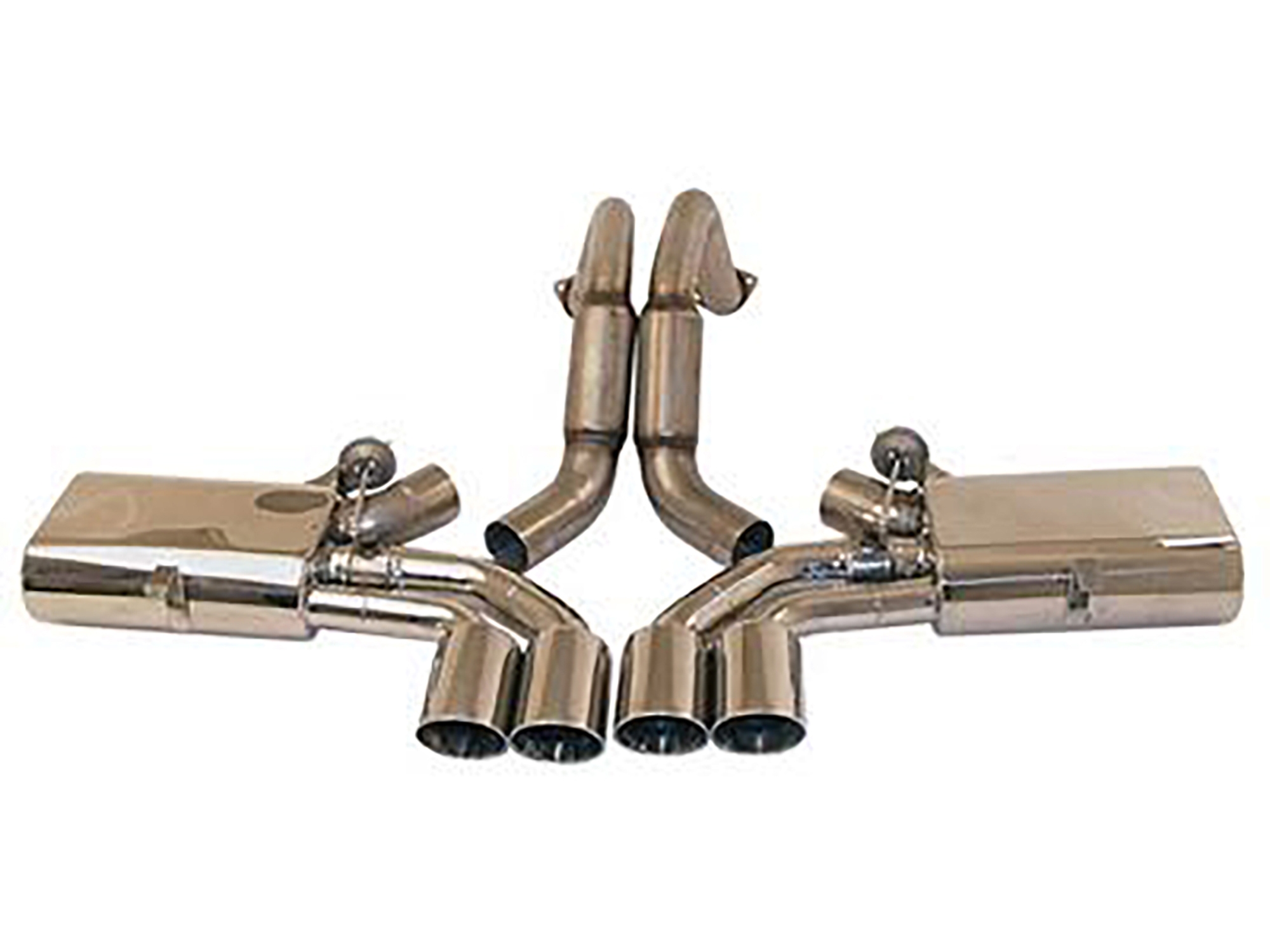 325171 97-04 B&B Fusion Mufflers met Quad Oval Tips (ND)