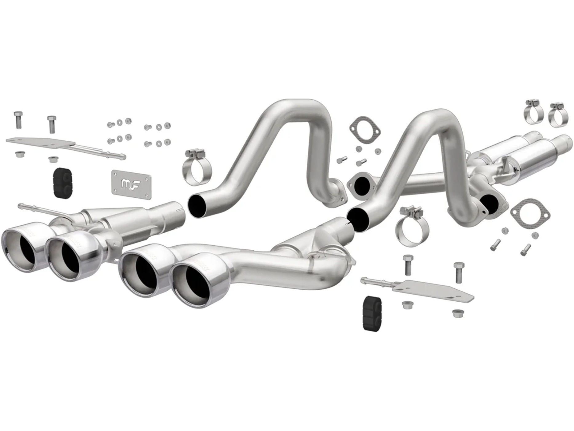 325202 2000-2004 C5 Corvette MagnaFlow Competition Series Cat-Back Performance Uitlaat