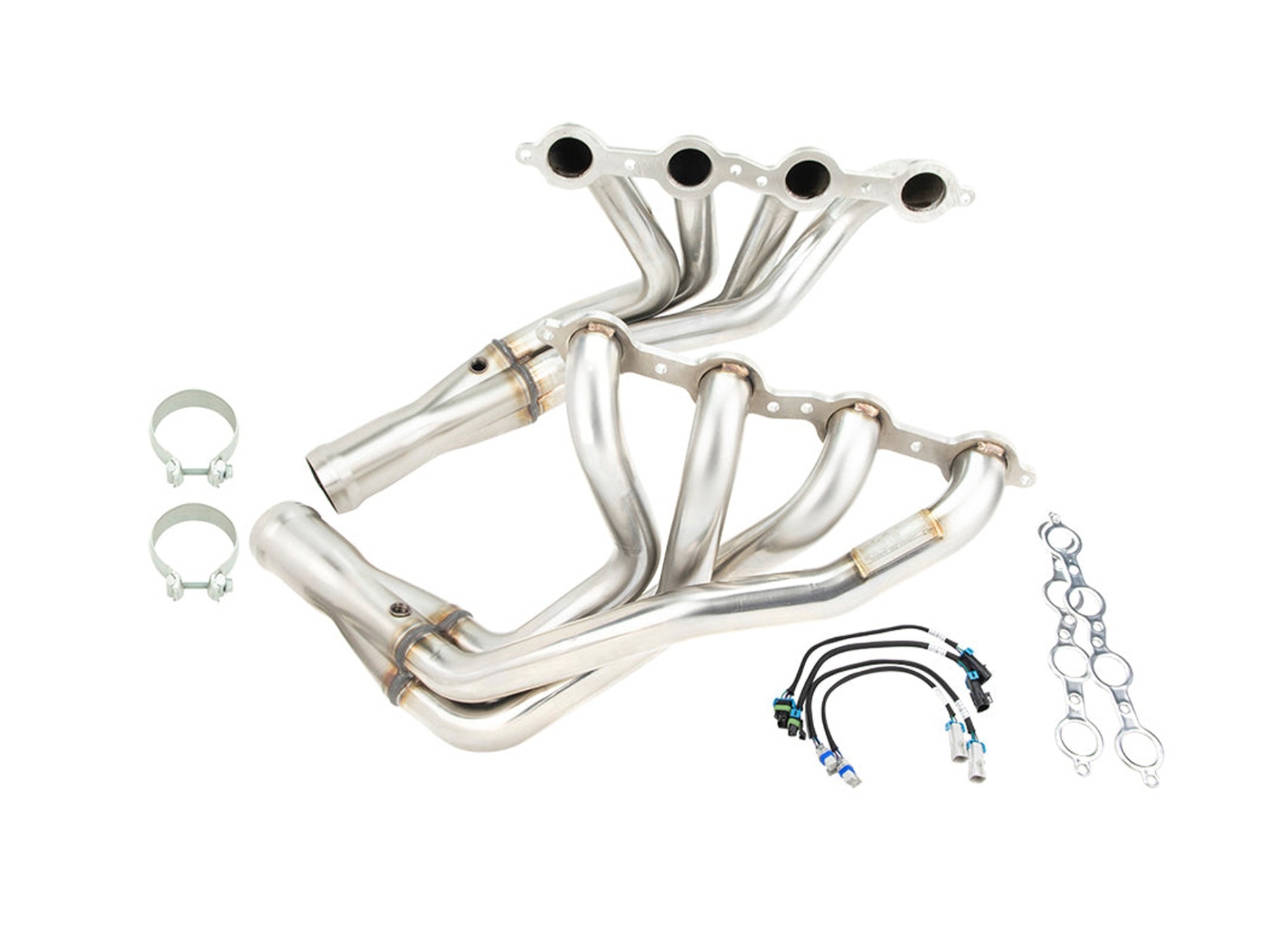326021 2005-2013 C6 Kooks 1-7/8" x 3" RVS lang-buis Headers