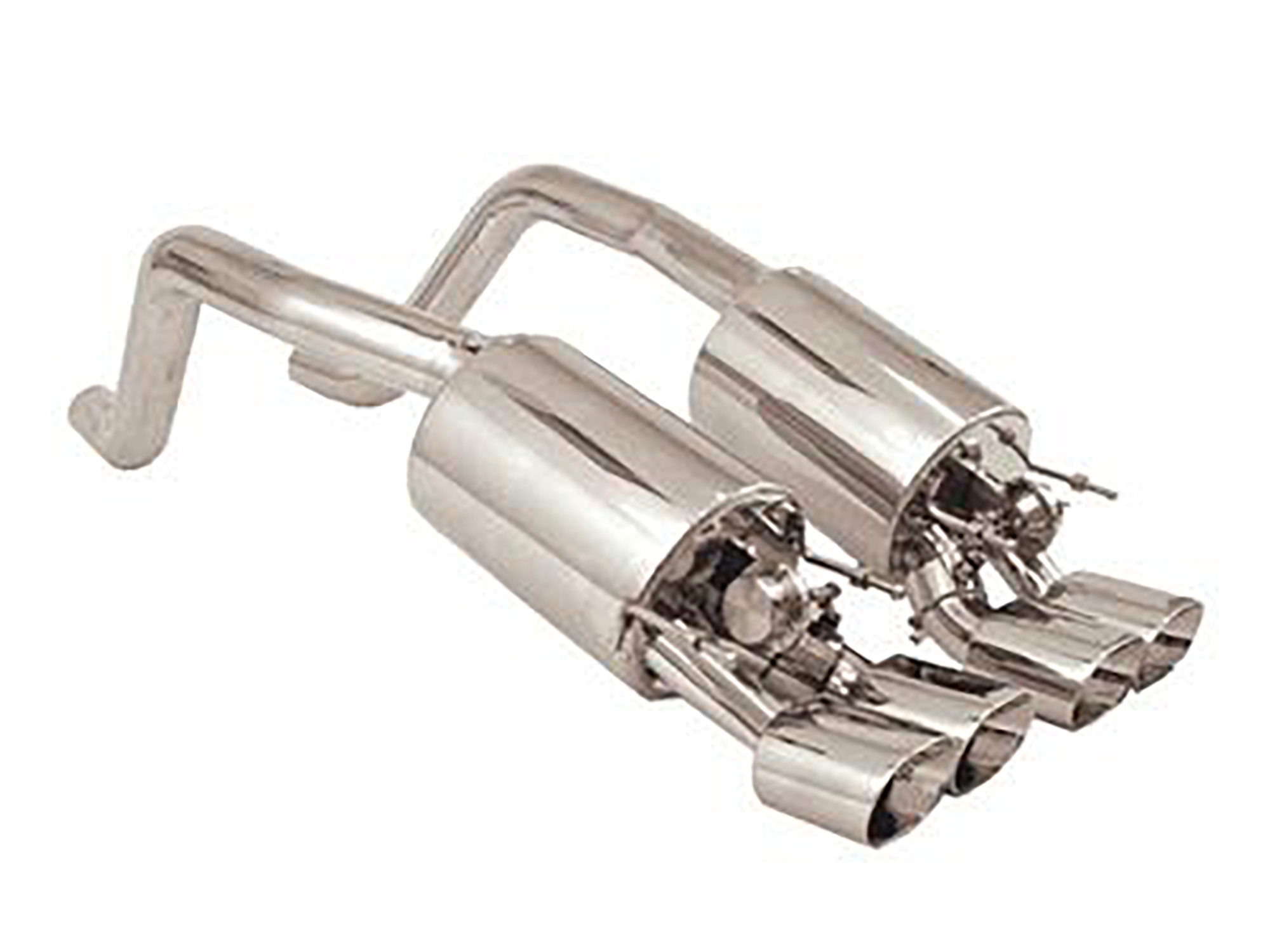 326040 08 B&B Fusion dempers met NPP viervoudig Oval eindstukken behalve Z06 (ND)