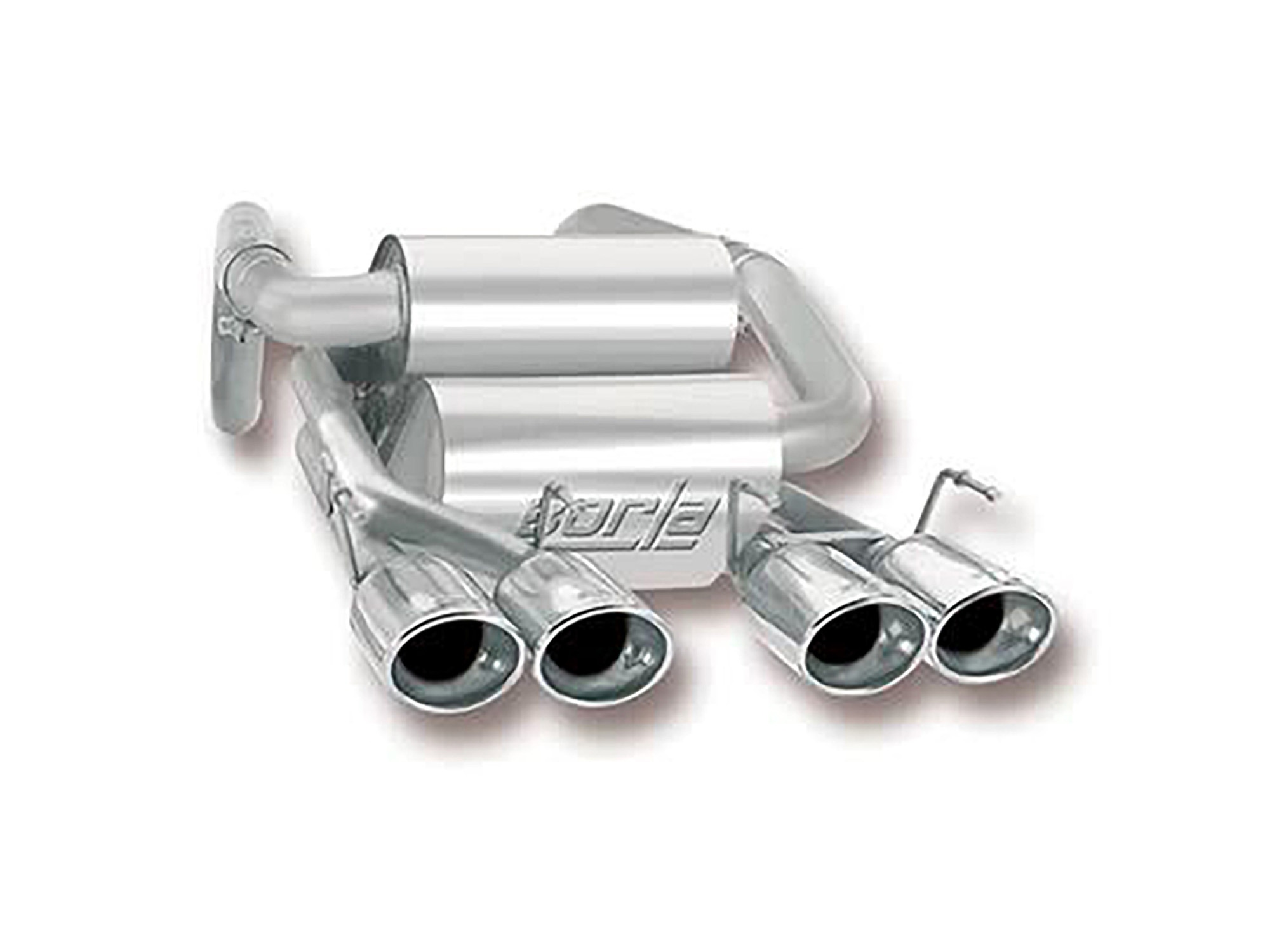 326044 05-08 Borlas Muffler Touring dubbel Oval eindstukken *Use 326038*