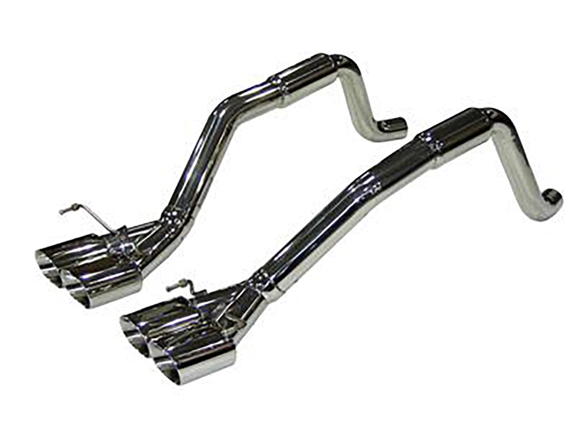 326056 09-13 B&B Bullet dempers met viervoudig Oval eindstukken behalve Z06/ZR1 (ND)
