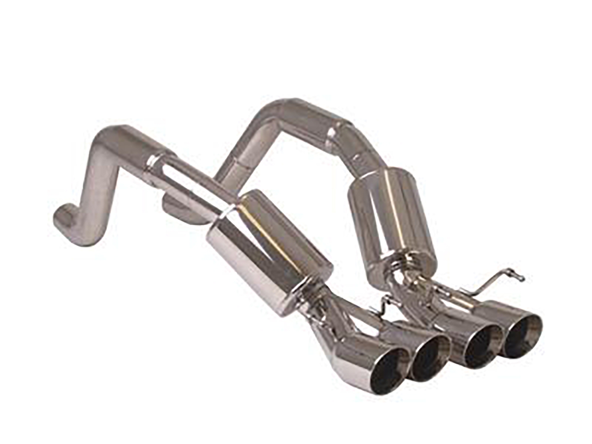 326078 06-12 B&B Z06 ZR1 Bullet dempers met viervoudig rond eindstukken (ND)